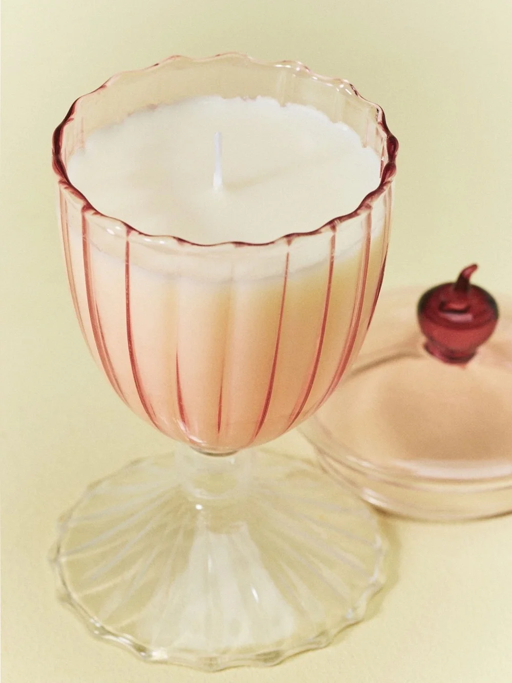 Anthropologie Vanilla Milkshake Glass Candle Astrid Gourmand New Ice Cream